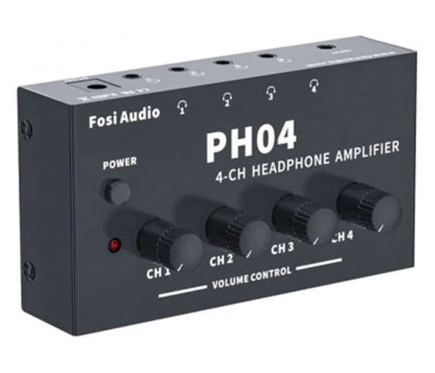 Fosi Audio Fosi Audio PH04 - Wzmacniacz słuchakowy dla 4 par słuchawek - 1583300 - zdjęcie